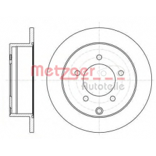 6110297 METZGER Тормозной диск