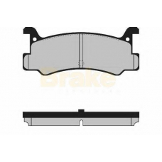 PA460 BRAKE ENGINEERING Комплект тормозных колодок, дисковый тормоз