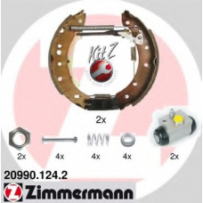 20990.124.2 ZIMMERMANN Комплект тормозных колодок