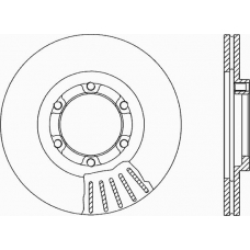 BDA1067.20 OPEN PARTS Тормозной диск