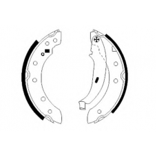 8DB 355 003-401 HELLA Комплект тормозных колодок