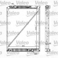 732980 VALEO Радиатор, охлаждение двигателя