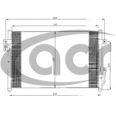 300473 ACR Конденсатор, кондиционер