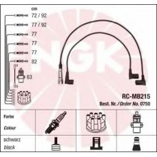 0750 NGK Комплект проводов зажигания