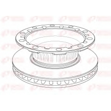 NCA1171.20 REMSA Тормозной диск