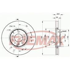 BD-9004-50 FREMAX Тормозной диск