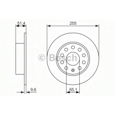 0 986 479 941 BOSCH Тормозной диск