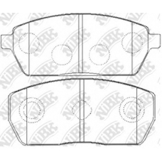 PN9408 NiBK Комплект тормозных колодок, дисковый тормоз