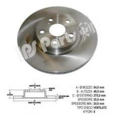 IBT-1294 IPS Parts Тормозной диск