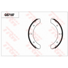 GS7187 TRW Комплект тормозных колодок