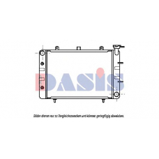 151010N AKS DASIS Радиатор, охлаждение двигателя