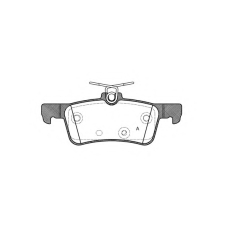 BPA1563.10 OPEN PARTS Комплект тормозных колодок, дисковый тормоз
