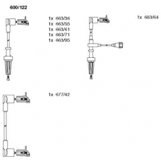 600/122 BREMI Комплект проводов зажигания