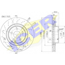 78BD2592-2 ICER Тормозной диск