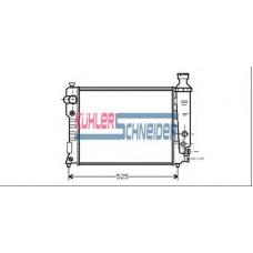 0712601 KUHLER SCHNEIDER Радиатор, охлаждение двигател