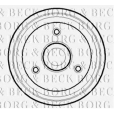 BBR7071 BORG & BECK Тормозной барабан