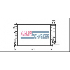 0713201 KUHLER SCHNEIDER Радиатор, охлаждение двигател