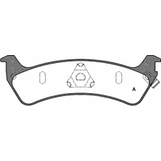 BPA0629.02 OPEN PARTS Комплект тормозных колодок, дисковый тормоз