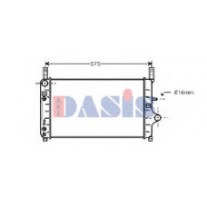 090900N AKS DASIS Радиатор, охлаждение двигателя