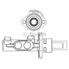 F 026 003 942 BOSCH Главный тормозной цилиндр