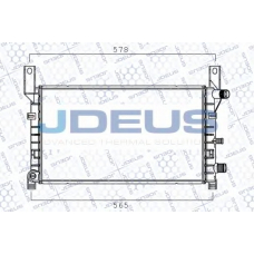 RA0120620 JDEUS Радиатор, охлаждение двигателя