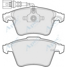 PAD1496 APEC Комплект тормозных колодок, дисковый тормоз