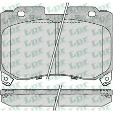 05P1023 LPR Комплект тормозных колодок, дисковый тормоз
