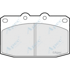 PAD699 APEC Комплект тормозных колодок, дисковый тормоз