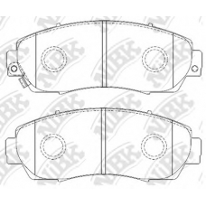 PN8802 NiBK Комплект тормозных колодок, дисковый тормоз