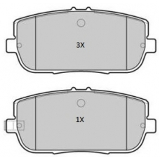 FBP-1902 FREMAX Комплект тормозных колодок, дисковый тормоз