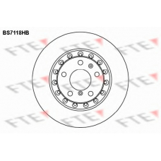 BS7118HB FTE Тормозной диск