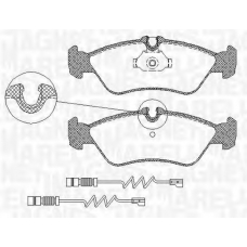 363916060323 MAGNETI MARELLI Комплект тормозных колодок, дисковый тормоз