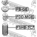 FDD-MGE FEBEST Амортизатор