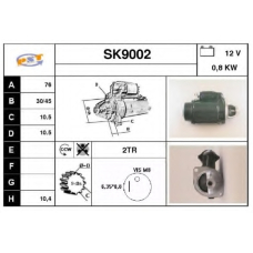 SK9002 SNRA Стартер