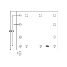 19384 TEXTAR Тормозные колодки, барабанный тормоз