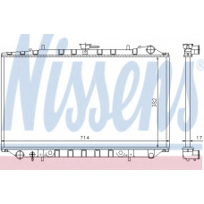 62999 NISSENS Радиатор, охлаждение двигателя