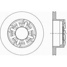 BDA1691.10 OPEN PARTS Тормозной диск