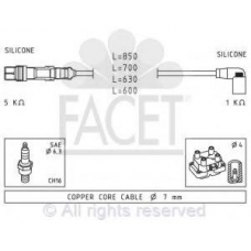 4.9601 FACET Комплект проводов зажигания