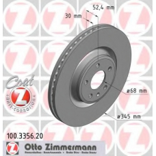 100.3356.20 ZIMMERMANN Тормозной диск