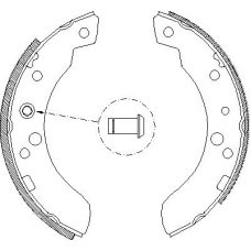 4111.00 ROADHOUSE Комплект тормозных колодок