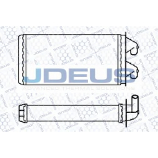 211M09 JDEUS Теплообменник, отопление салона