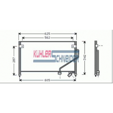 0223201 KUHLER SCHNEIDER Конденсатор, кондиционер