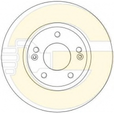 6044081 GIRLING Тормозной диск