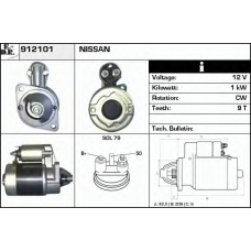 912101 EDR Стартер