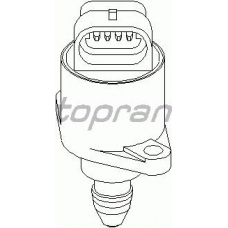 721 466 TOPRAN Поворотная заслонка, подвод воздуха