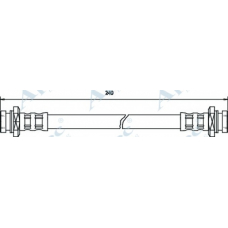 HOS3132 APEC Тормозной шланг