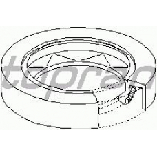 100 075 TOPRAN Уплотняющее кольцо, дифференциал