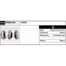 DC82322 DELCO REMY Тормозной суппорт