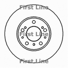 FBD308 FIRST LINE Тормозной диск