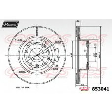 853041.6880 MAXTECH Тормозной диск